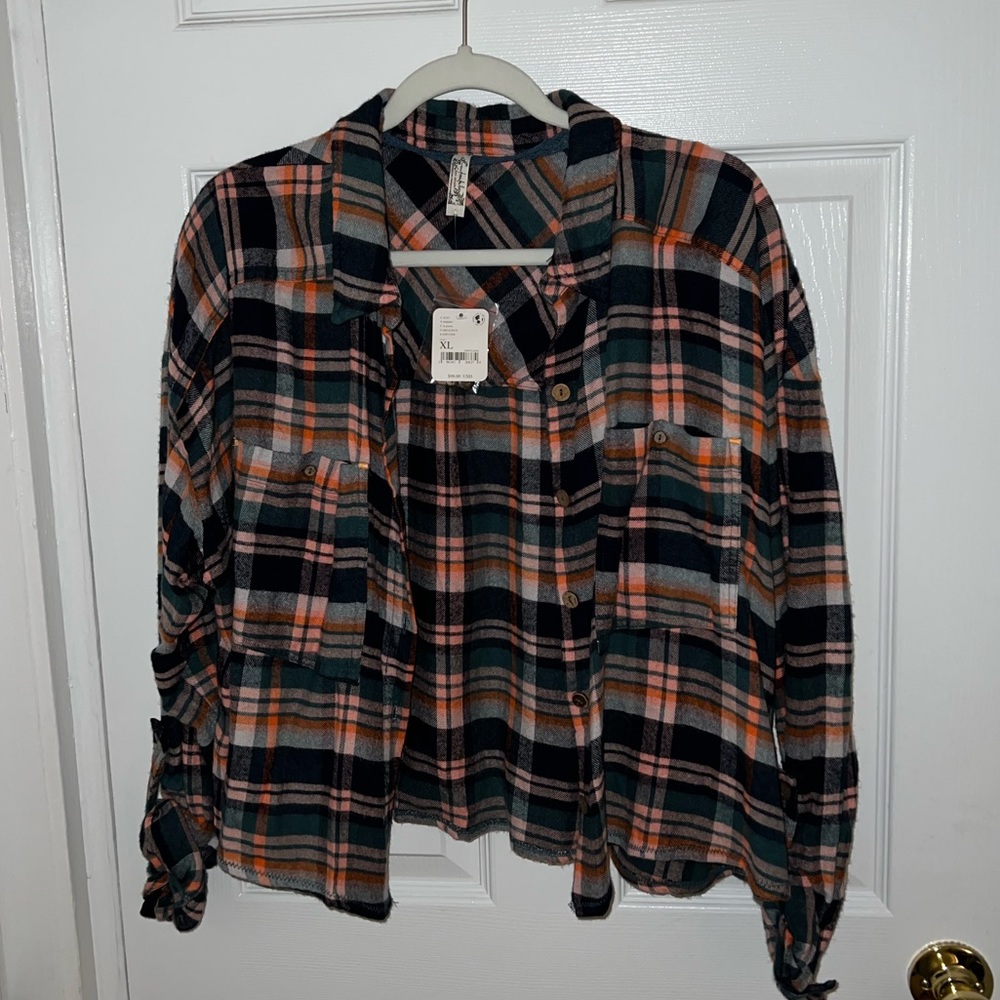 NWT Free People Flannel